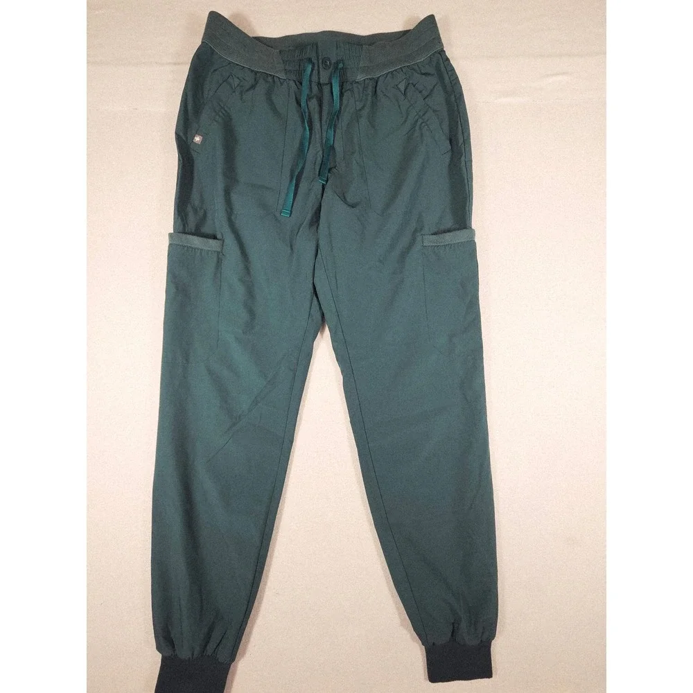 FIGS Technical‎ Collection Mens Zamorra Jogger Scrub Pants Green M M21SW2057